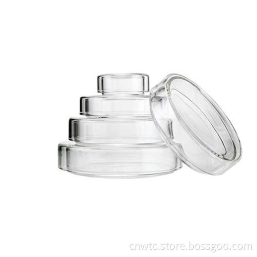 90mm and 100mm Laboratory Grade Sterile Borosilicate Glass Petri Dishes